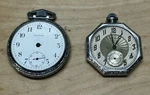 Two Antique Waltham Pocket Watches For Parts Repair 1/17 Jewel. Fixed Price $112.49.