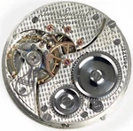 Illinois Bunn Special 21 Jewel 16S Uncommon Fishscale Damaskeen Pocket Watch Mvt. Fixed Price $430.00.