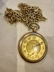 Waltham Antique Gold Filled Pocket Watch Working W/ Chain. Fixed Price $165.00.