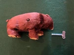 1950S Japanese Modern Toys P. Patent Bear Wind-up Toy, With Key. Fixed Price $45.00.