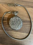 Vintage United States Constitution Bicentennial 1787-1987 Pocket Watch And Chain. Fixed Price $17.59.