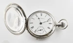1891 Waltham 7 Jewel Hunting Coin Silver Pocket #WATCH461. Fixed Price $675.00.