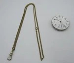 Waltham A.w.w. 17 Jewel Pocket Watch Movement Works Second Hand+ 1/20 12K Fob. Fixed Price $36.94.
