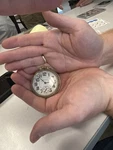 Waltham Vanguard 23 Jewel Railroad Pocket Watch. Fixed Price $350.00.
