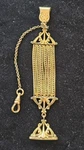 Edwardian Gf Pocket Watch With Heavy Fob And 6 Chains A&z Co. Marked. Fixed Price $79.00.