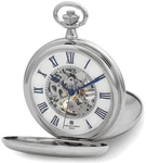 Charles Hubert Double Cover Striped W/ Shield Pocket Watch. Fixed Price $321.95.