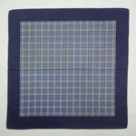Burberry Blue Plaid Cotton Mini Scarf Pocket Square 18" X Q759. Fixed Price $19.99.