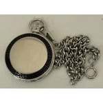 James Michael Men's Black Dial Mechanical Pocket Watch PMA181016. Fixed Price $49.00.