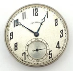 Illinois 12S 17J Of Grade 405 Pocket Watch Movement For Parts Repairs #F363. Fixed Price $29.99.