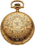 A099 Elgin Mint 90.8 Grams 14K Gold 16 Size Hunter Case Pocket Watch, Circa 1910. Fixed Price $3498.00.