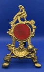 Vtg Pocket Watch Holder Stand Ornate Victorian Style With Cherubs Cast Metal. Fixed Price $55.00.