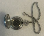 James Michael Black Dial Men's Pocket Watch With Chain. Fixed Price $25.26.