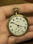 1918 Illinois Watch Co 17J Fancy 10K Gold Filled Case Men Vintage Pocket. Fixed Price $169.99.