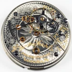 Hamilton 944 19 Jewel 18 Size Railroad Pocket Watch Mvt. Fixed Price $230.00.