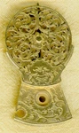 Antique Georgian English Gilt Engraved Demon Watch Cock Brooch Pin C1760-90. Fixed Price $50.00.