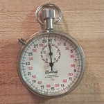 Sportcraft 12852 Timer 7 Jewels Chronograph Mechanical Stopwatch Silver. Fixed Price $55.00.