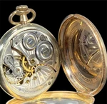 Hamilton 910 Pocket Watch Jewel 12 Size Gold Filled Swing Out Case 1917 Runs. Fixed Price $199.00.