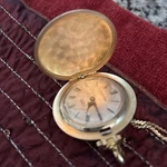 Majestime Swiss-made Pocket Watch With 17 Jewels Incabloc. Fixed Price $265.00.