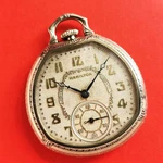 Hamilton Van Buren Art Deco Pocket Watch 14K White Gold Filled Case Cal 912. Fixed Price $500.69.