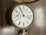 Aurora Watch Co. U.s.a. Pocket Vintage Antique Manual-not Working. Fixed Price $300.00.