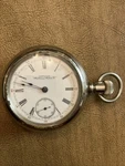 Waltham / Appleton Tracy, & Co Silverode Pocket Watch (tested). Fixed Price $175.00.