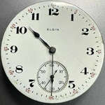 * 1918 16S Elgin Gr 291 7 Of Ps Pocket Watch Movement Good Balance P41. Fixed Price $29.99.