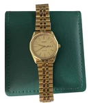 Vintage Tissot Quartz PR100 Gold Dial Stainless Steel Unisex Watch Swiss. Fixed Price $240.00.