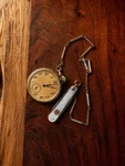 Vintage Waltham Colonial Gold Filled Pocket Watch 17 Jewel W/ Chain & Knife. Fixed Price $292.46.