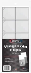 2X2 Coin Flips Holders 100 Double Pocket Pouches With White Inserts By Bcw New. Fixed Price $15.52.