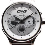 D&g Dolce Gabbana Sport Pro Chronograph Quartz Men's Watch Silver Dial Jp. Fixed Price $103.00.