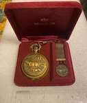 Vintage Westclox Deer Hunter Dogs Pocket Watch Fob & Box Made Usa Works!. Fixed Price $65.00.