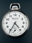 Vtg Men's Ingraham Beacon Viceroy Pocket Watch Wind-up Collectible No Crystal X1. Fixed Price $35.00.
