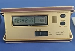 Seiko Digital Quartz Pocket Alarm Dual Zone Timer Japan With Box 74101, New Batt. Fixed Price $21.00.