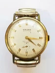 Vintage Gruen Veri Thin 17J Runs And Stops Wrist Watch. Fixed Price $69.00.