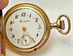 Antique 1911 Hampden "diadem" Hunting Case Pocket Watch Stunning Fancy Dial. Fixed Price $399.00.