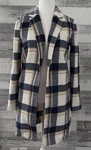 Love Tree Memory Lane Collared Women's Plaid Open Front Cardigan W/ Pockets. Fixed Price $25.20.