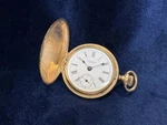 Antique Gold-filled Hunting Case Pocket Watch New York Standard Co.. Fixed Price $189.00.