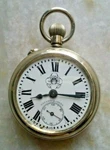 F-e .roskopf Winding Pocket Watch Porcelain Dial Vintage Collectible. Fixed Price $140.00.
