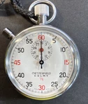 Vintage Chesterfield Dolmy 1/5 Second Timer/stopwatch, Swiss Made, Works, Pocket. Fixed Price $92.00.