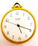 Sekonda 20% Gold (au) 23 Jewels Mechanical Hand Wind Pocket Watch. Fixed Price $120.00.