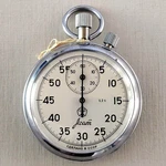 Old Agat 2-BUTTON Soviet Stop Watch Ussr Zlatoust 1980S. Fixed Price $50.00.