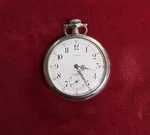 Vintage Longines Pocket Watch 17 Jewel Running Freshly Serviced. Fixed Price $365.00.
