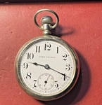 1908 18S Seth Thomas Grade 159 Jewel Open Face Pocket Watch - Running. Fixed Price $175.00.