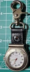 Croton Clip Pocket Watch Compass Carabiner Wr 3ATM 43MM, Leather Fob, New Bat. Fixed Price $19.95.