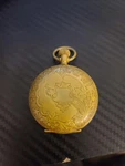 F899 Vintage Columbia Usa Gold Tone Mechanical Pocket Watch. Fixed Price $300.00.