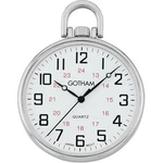 Gotham Men's Silver-tone Thin Railroad Open Face Quartz Pocket Watch # GWC15026S. Fixed Price $79.95.