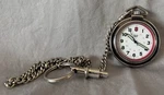 24720-255 Swiss Army Pocket Watch Victorinox Hour Chain Quartz Vintage. Fixed Price $189.00.