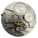 Antique 12S Waltham 1924 Col. B Mechanical Pocket Watch Movement No. 1235 Runs. Fixed Price $84.75.
