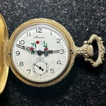 Vintage Mid Century Swiss Arnex Pocket Watch Hunters Case 17J Runs Smoothly. Fixed Price $65.00.