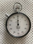 Vintage Fisher Heuer Ref. 708.301 53,5MM Stopwatch #1. Fixed Price $325.00.